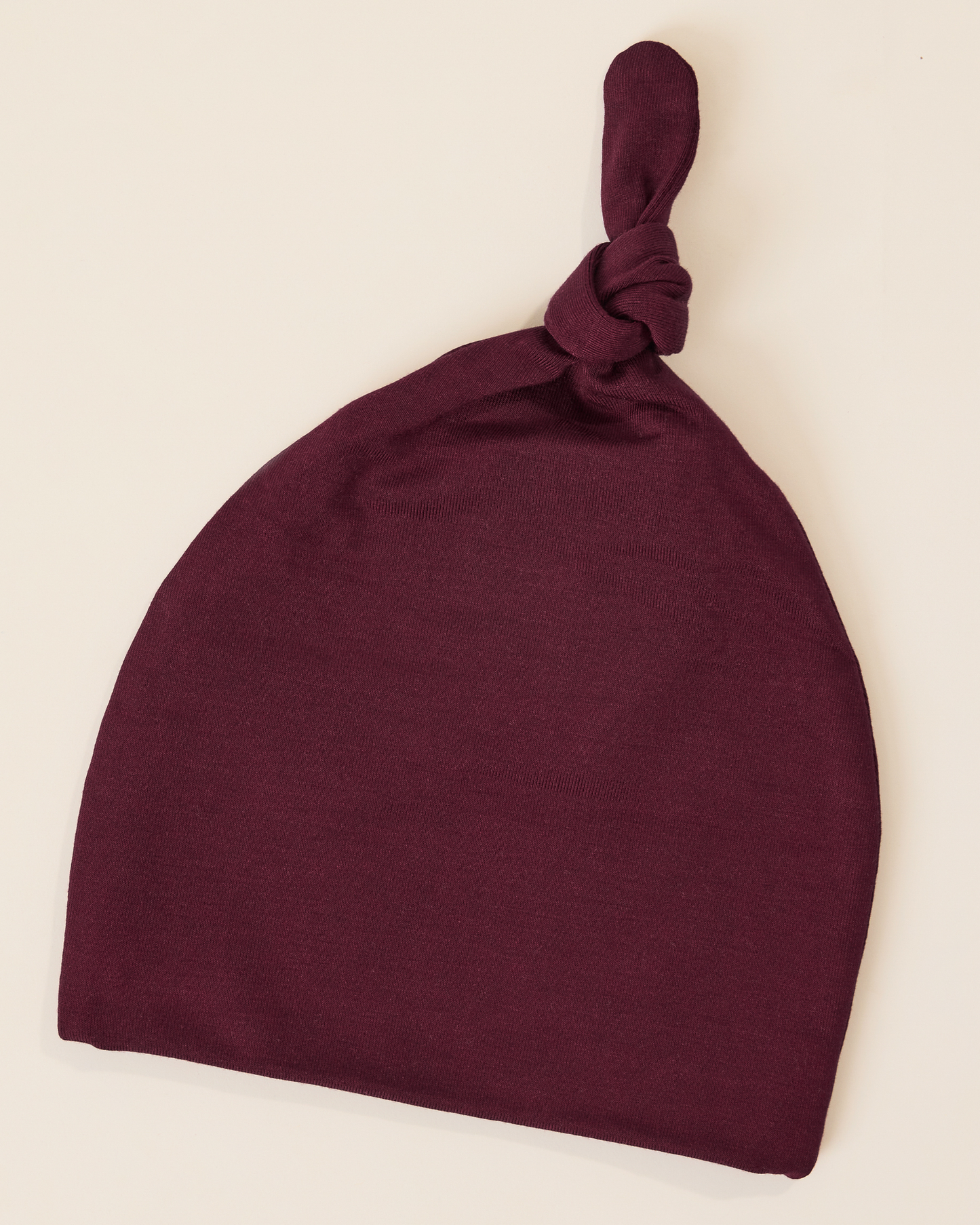 Cozy Bamboo Baby Gown & Hat | Deep Burgundy
