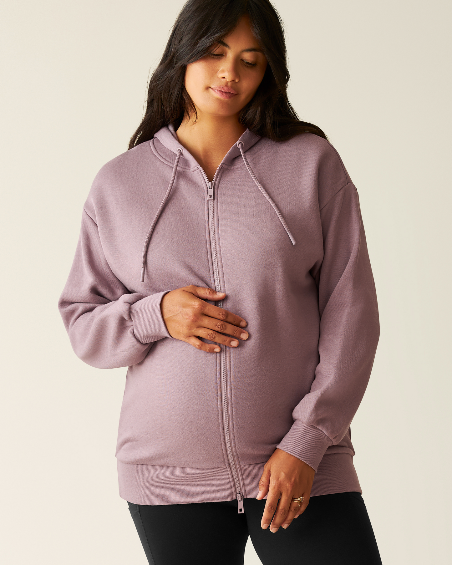 Cloud Fleece Oversized Hoodie | Dusty Mauve