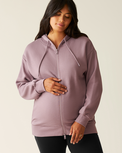 Cloud Fleece Oversized Hoodie | Dusty Mauve