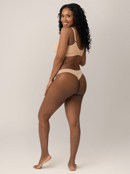 Grow with Me™ Maternity & Postpartum Thong | Beige