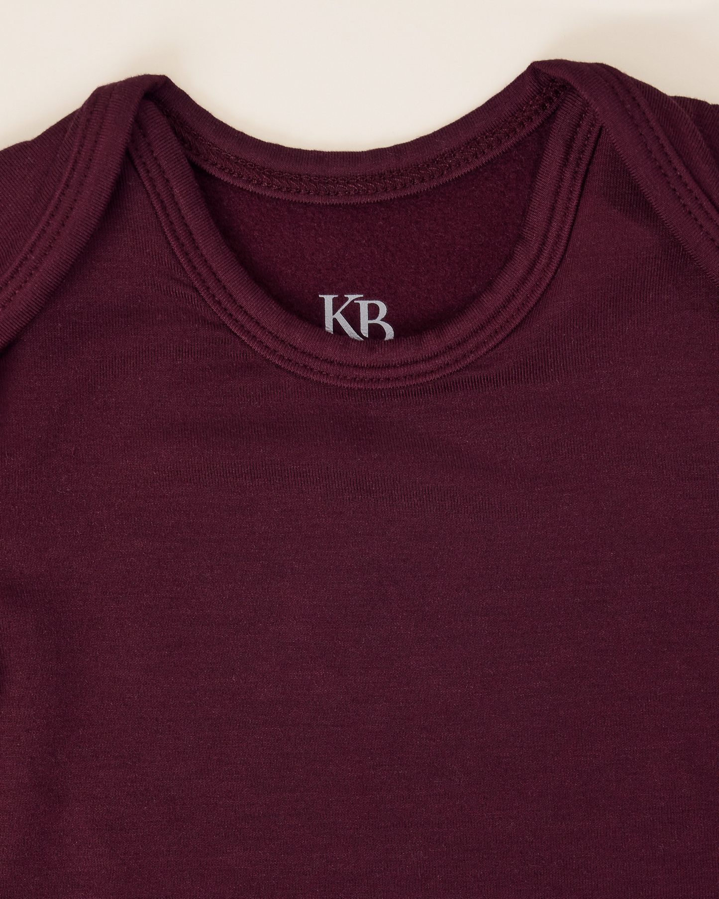 Cozy Bamboo Baby Gown & Hat | Deep Burgundy