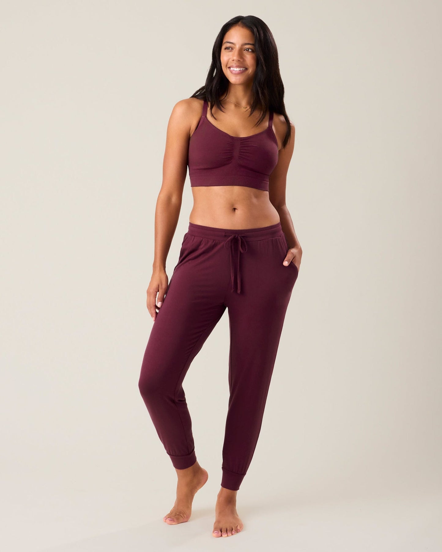 Everyday Lounge Jogger | Deep Burgundy