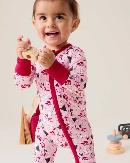 Bamboo Baby Pajama | Candy Cane Lane