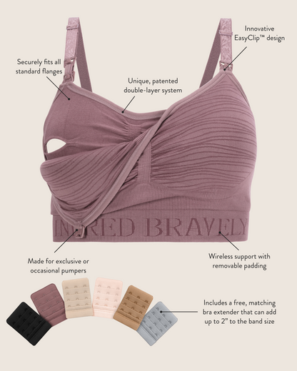 Sublime® Hands-Free Pumping & Nursing Bra | Bubblegum
