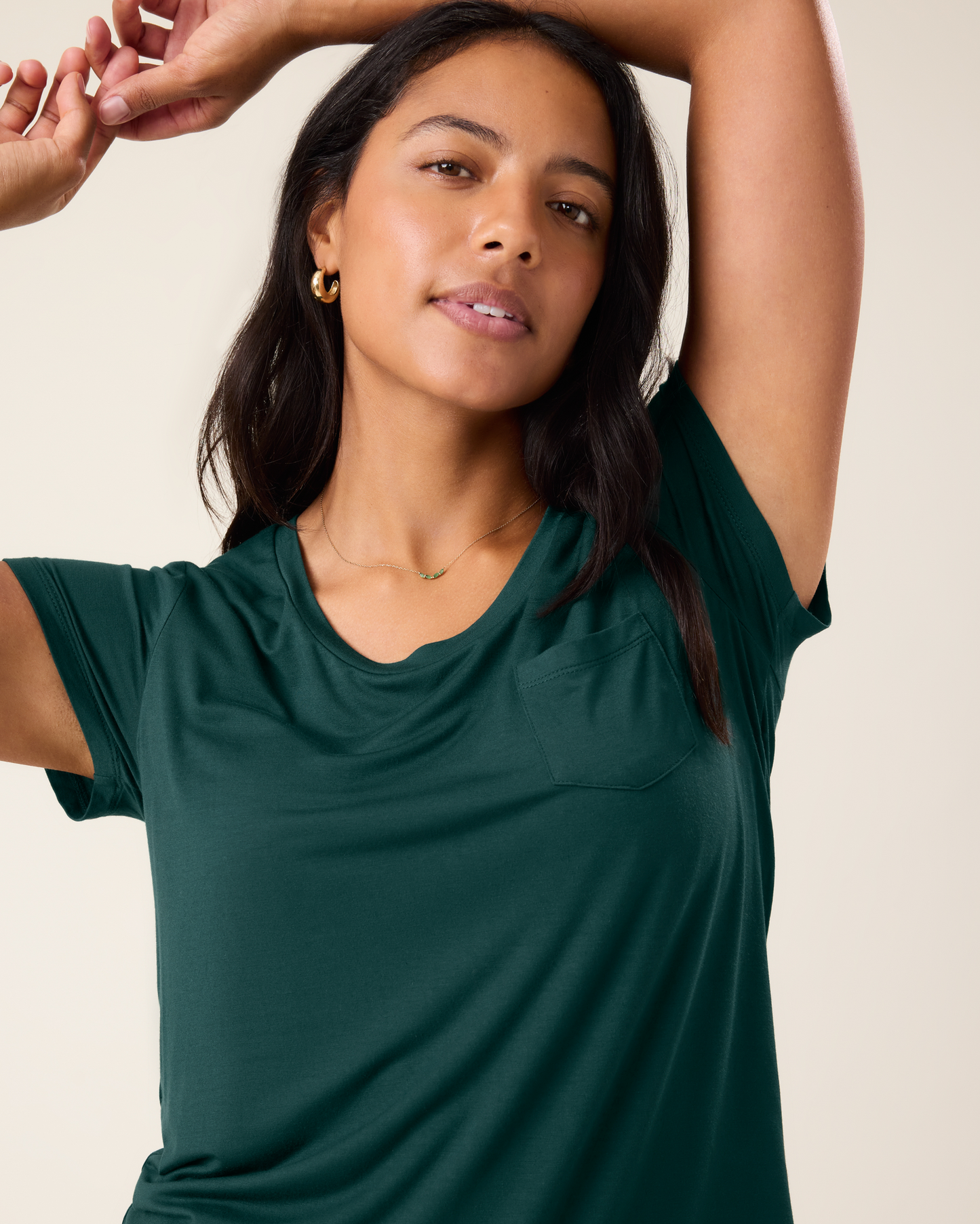 Everyday Maternity & Nursing T-shirt | Evergreen