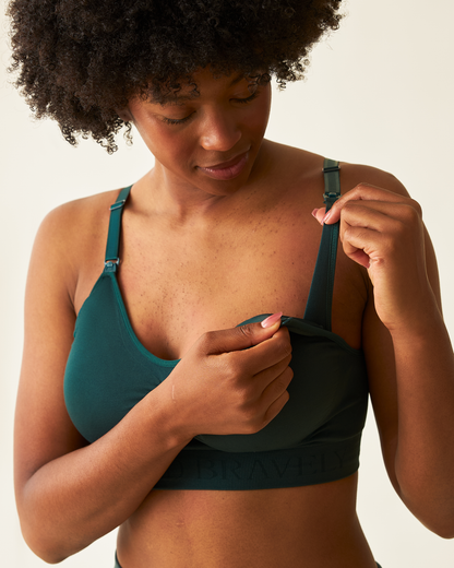 Simply Sublime® Nursing Bra | Evergreen