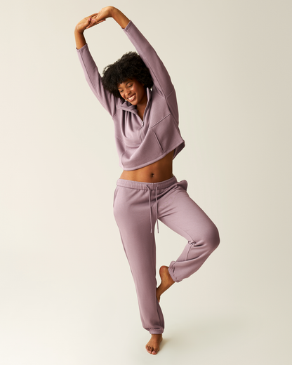 Cloud Fleece Jogger | Dusty Mauve