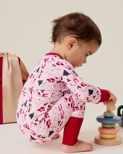 Bamboo Baby Pajama | Candy Cane Lane