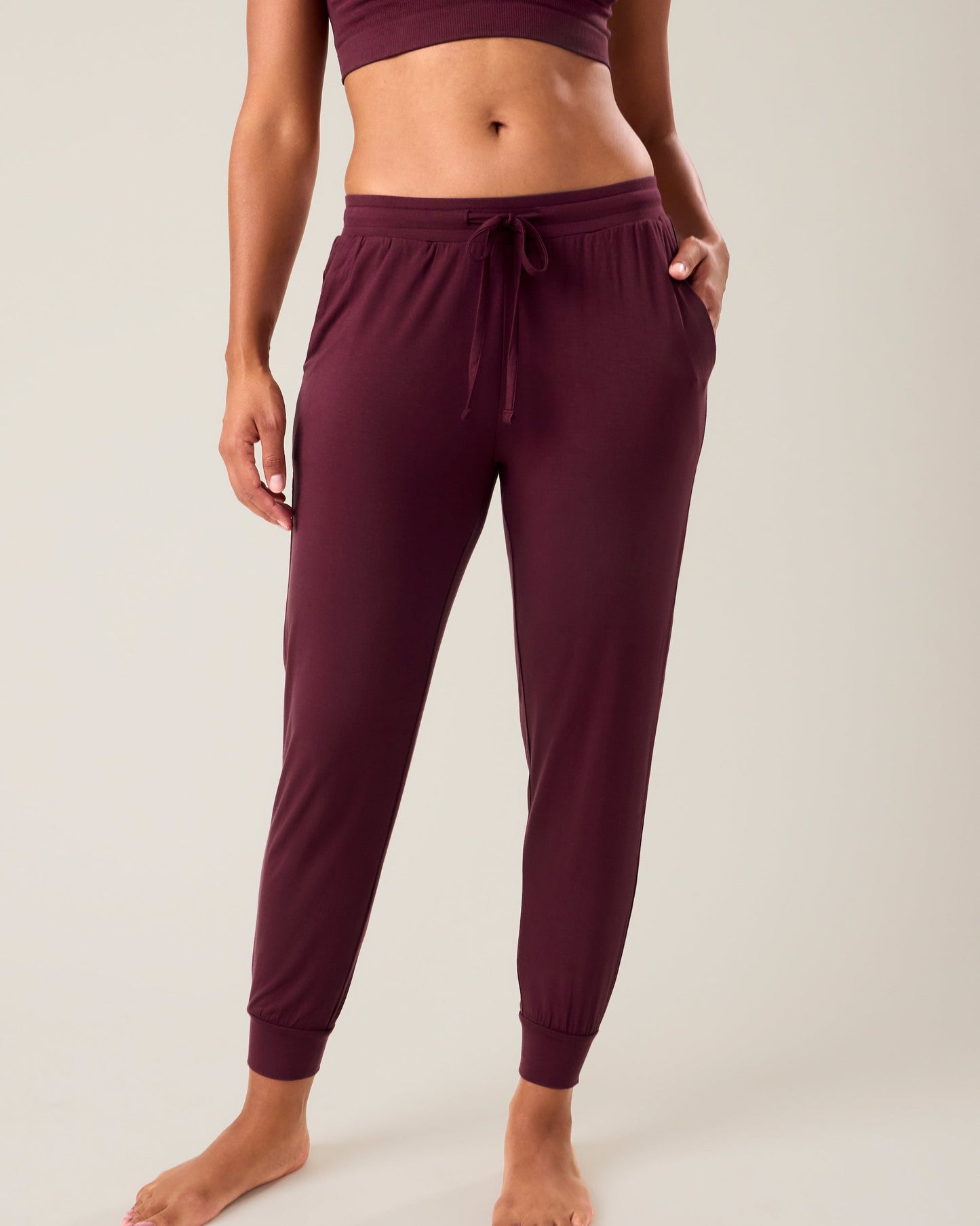Everyday Lounge Jogger | Deep Burgundy